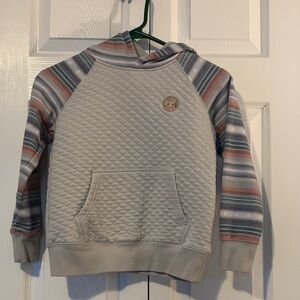Hooey hoodie kids girls size small western quilted hoodie